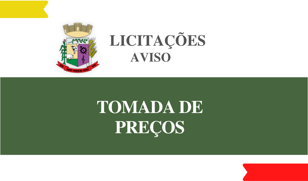 AVISO DE TOMADA DE PREÇOS Nº 01/2021 - RECAPEAMENTO (PAVIMENTAÇÃO ASFÁLTICA) DA AV. DR. OSVALDO TEIXEIRA.